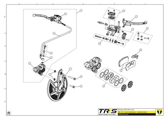 Priekšējās bremzes 